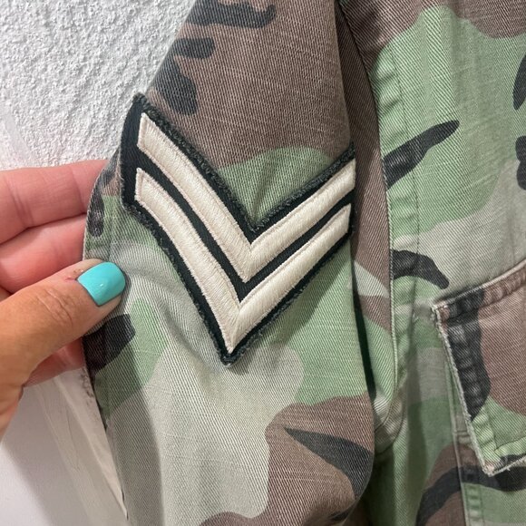 Polo Ralph Lauren Japan Tiger Artwork Military Army Camo Chevron Shirt Jacket - Picture 8 of 8